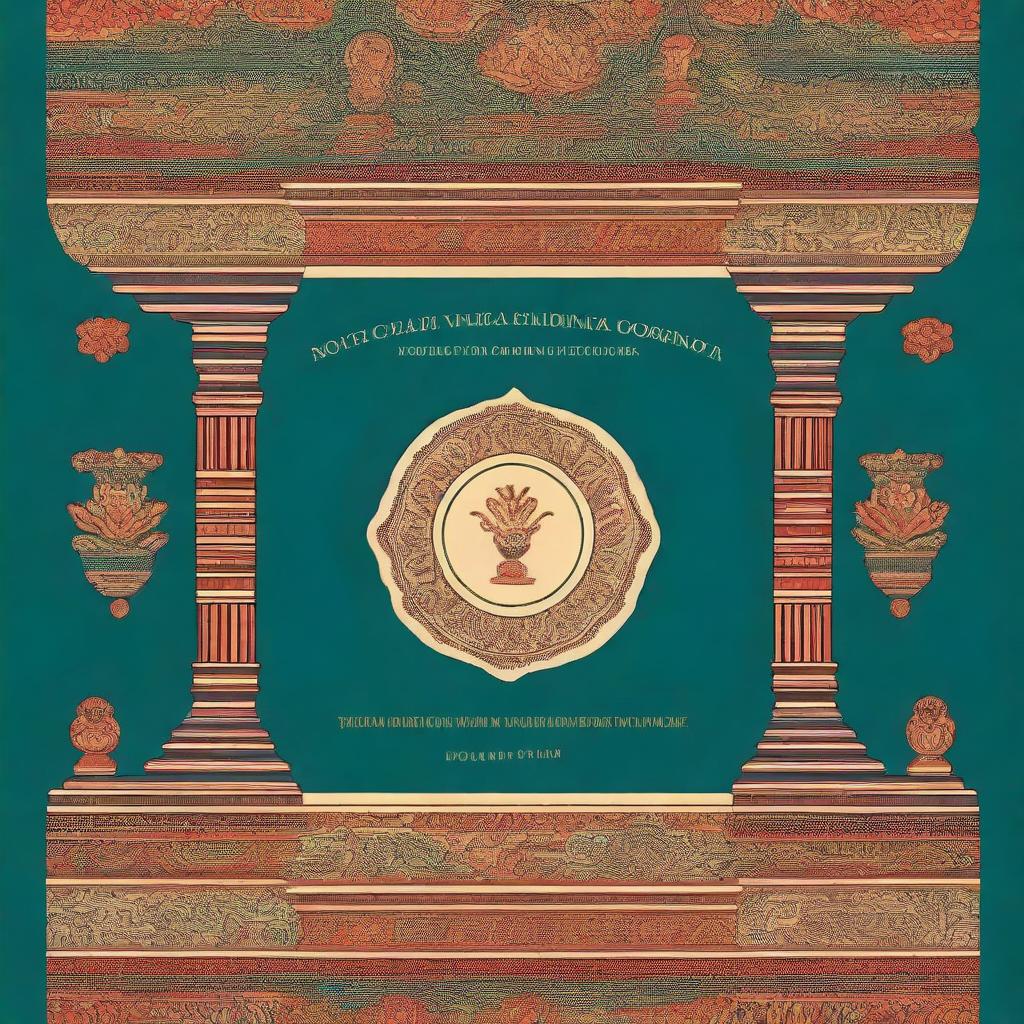 Create a detailed book cover for 'History of Pre-Modern South India: Selected Essays from Journal of Indian History