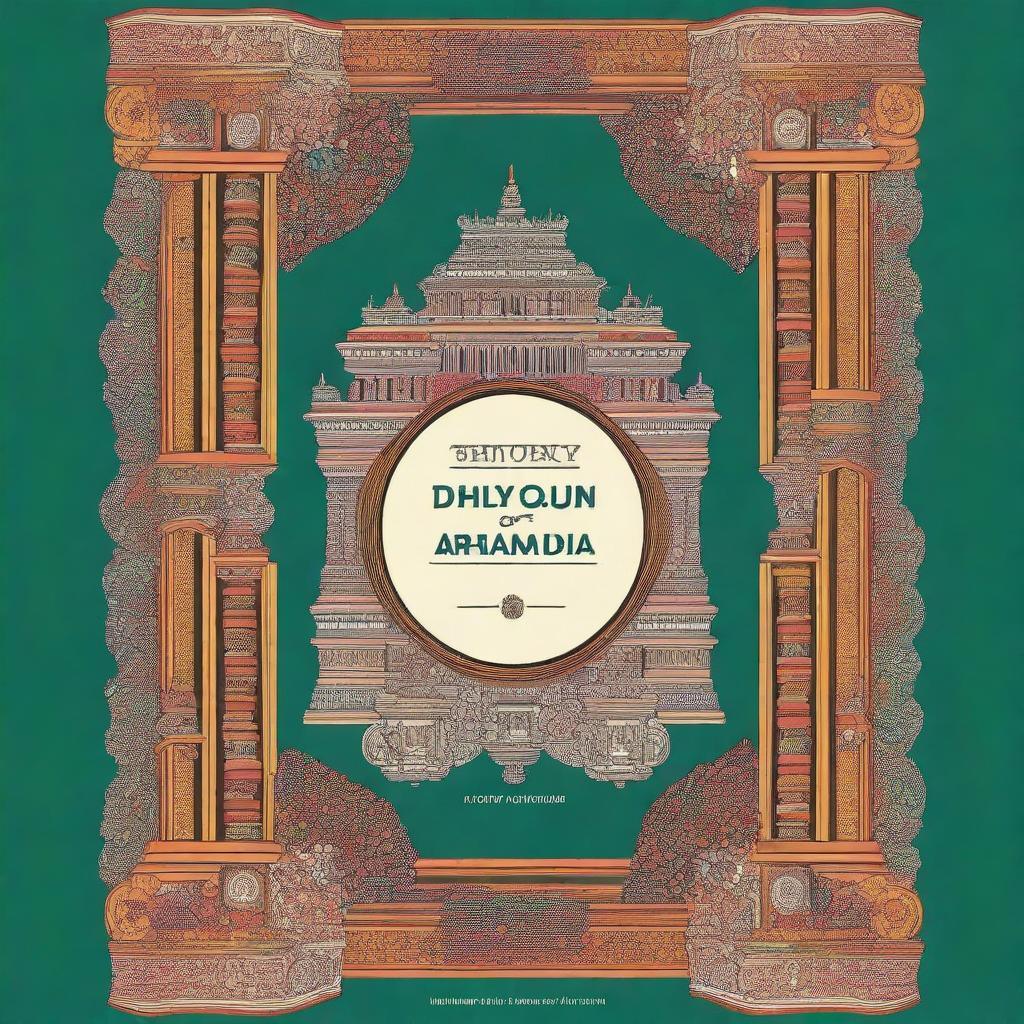 Create a detailed book cover for 'History of Pre-Modern South India: Selected Essays from Journal of Indian History