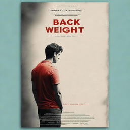 Create a movie poster for a film titled 'Back Weight'