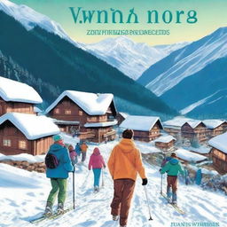 In the mountain village of Tal, tourists enjoy skiing while wealthy children prepare for exams