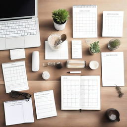 An organized life with all aspects of personal life beautifully arranged