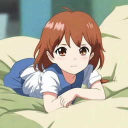 Create an anime-style version of a young child