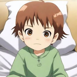 Create an anime-style version of a young child