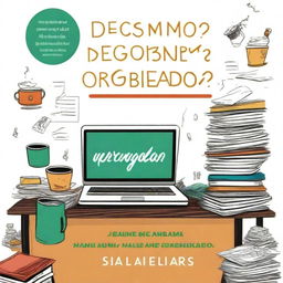 A book cover for 'Desordem? Não, Obrigado! Segredos para uma Vida Organizada'