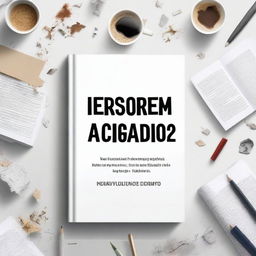 A realistic book cover for 'Desordem? Não, Obrigado! Segredos para uma Vida Organizada'