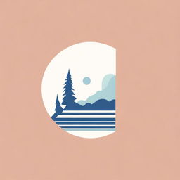 A stylish and modern lofi house record label design