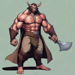 A muscular male Dragonborn from Dungeons and Dragons