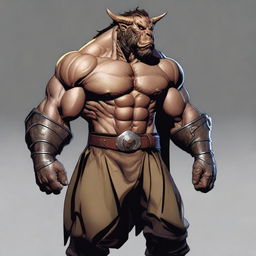 A muscular male Dragonborn from Dungeons and Dragons