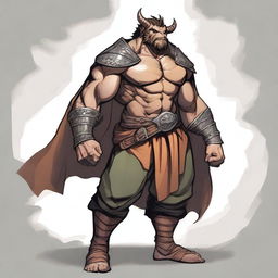 A muscular male Dragonborn from Dungeons and Dragons