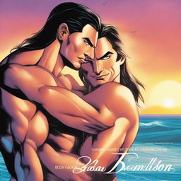 A romance book cover featuring Namor from Marvel and Keta from Diablero