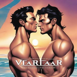 A romance book cover featuring Namor from Marvel and Keta from Diablero