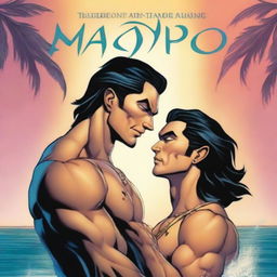 A romance book cover featuring Namor from Marvel and Keta from Diablero