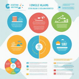 Create an informative and visually appealing illustration representing the SDG catch-up plan for Eastern Visayas