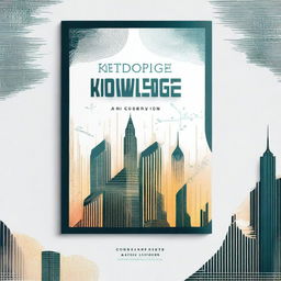 Create a book cover with the title 'Knowledge: the new currency'