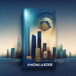 Create a book cover with the title 'Knowledge: the new currency'