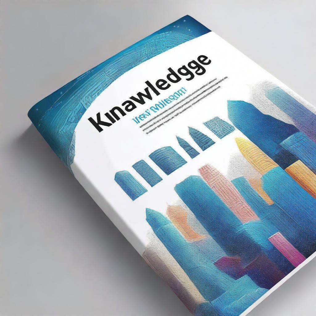 Create a book cover with the title 'Knowledge is the New World Currency'