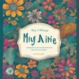 A captivating book cover titled 'My Life My Mine'