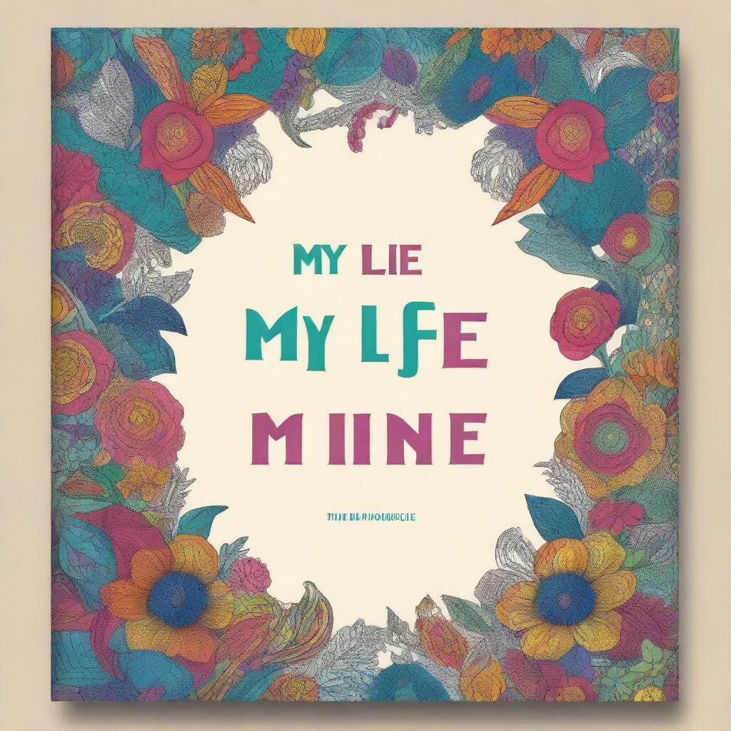 A captivating book cover titled 'My Life is Mine'