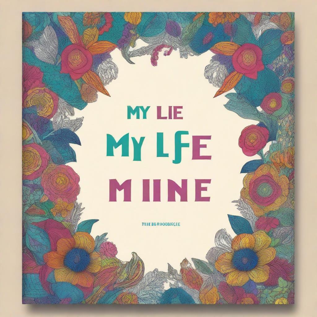 A captivating book cover titled 'My Life is Mine'