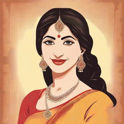 Create an image of Babita ji, a beloved character known for her grace and beauty