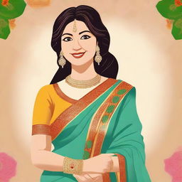 Create an image of Babita ji, a beloved character known for her grace and beauty