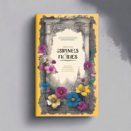 A book cover with the title 'Espinhos se tornam flores na destruição'