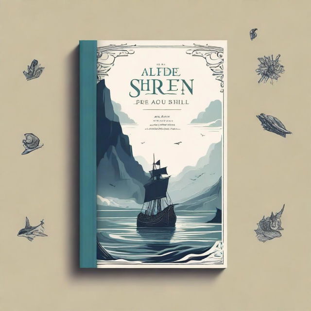 A beautifully designed book cover featuring elegant typography and an intriguing illustration that captures the essence of an epic adventure story