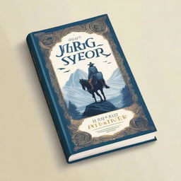 A beautifully designed book cover featuring elegant typography and an intriguing illustration that captures the essence of an epic adventure story