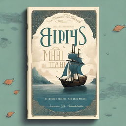 A beautifully designed book cover featuring elegant typography and an intriguing illustration that captures the essence of an epic adventure story