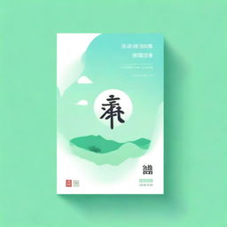 Design a book cover for a Chinese book titled '大学生心理健康教程' (College Student Mental Health Guide)