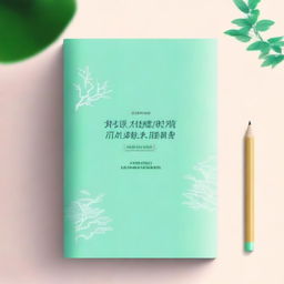 Design a book cover for a Chinese book titled '大学生心理健康教程' (College Student Mental Health Guide)