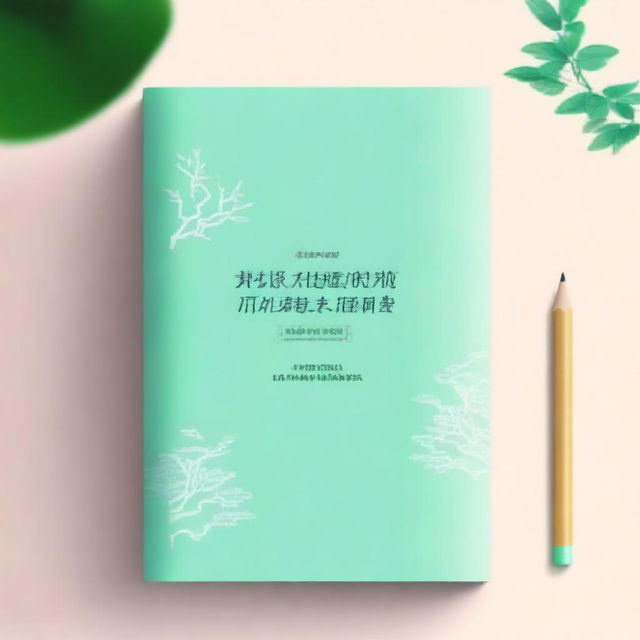 Design a book cover for a Chinese book titled '大学生心理健康教程' (College Student Mental Health Guide)