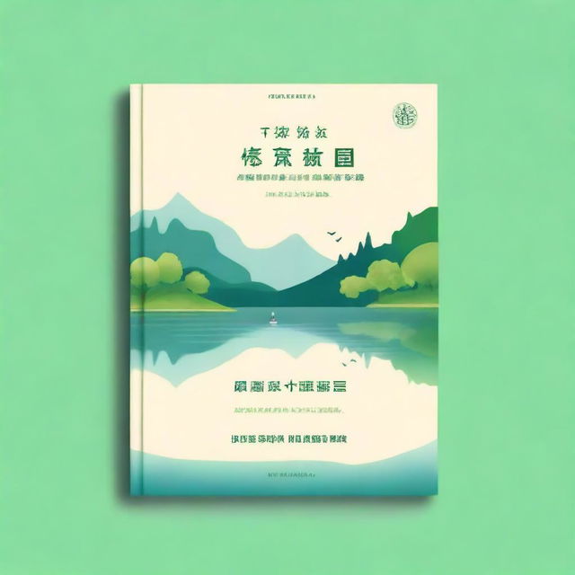 Design a book cover for '大学生心理健康教程', a guide on college students' mental health