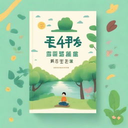 Design a book cover for '大学生心理健康教程', a guide on college students' mental health