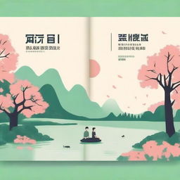 Design a book cover for '大学生心理健康教程', a guide on college students' mental health