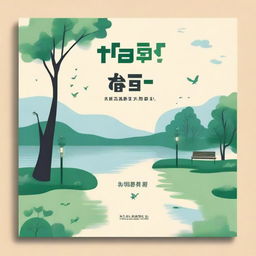 Design a book cover for '大学生心理健康教程', a guide on college students' mental health