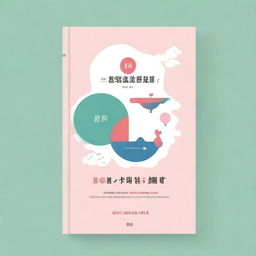 Design a book cover for a textbook titled '大学生心理健康教程'