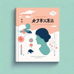 Design a book cover for a textbook titled '大学生心理健康教程'