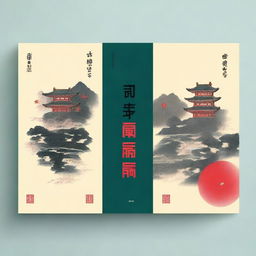 Design a book cover for a series titled '民国风度'