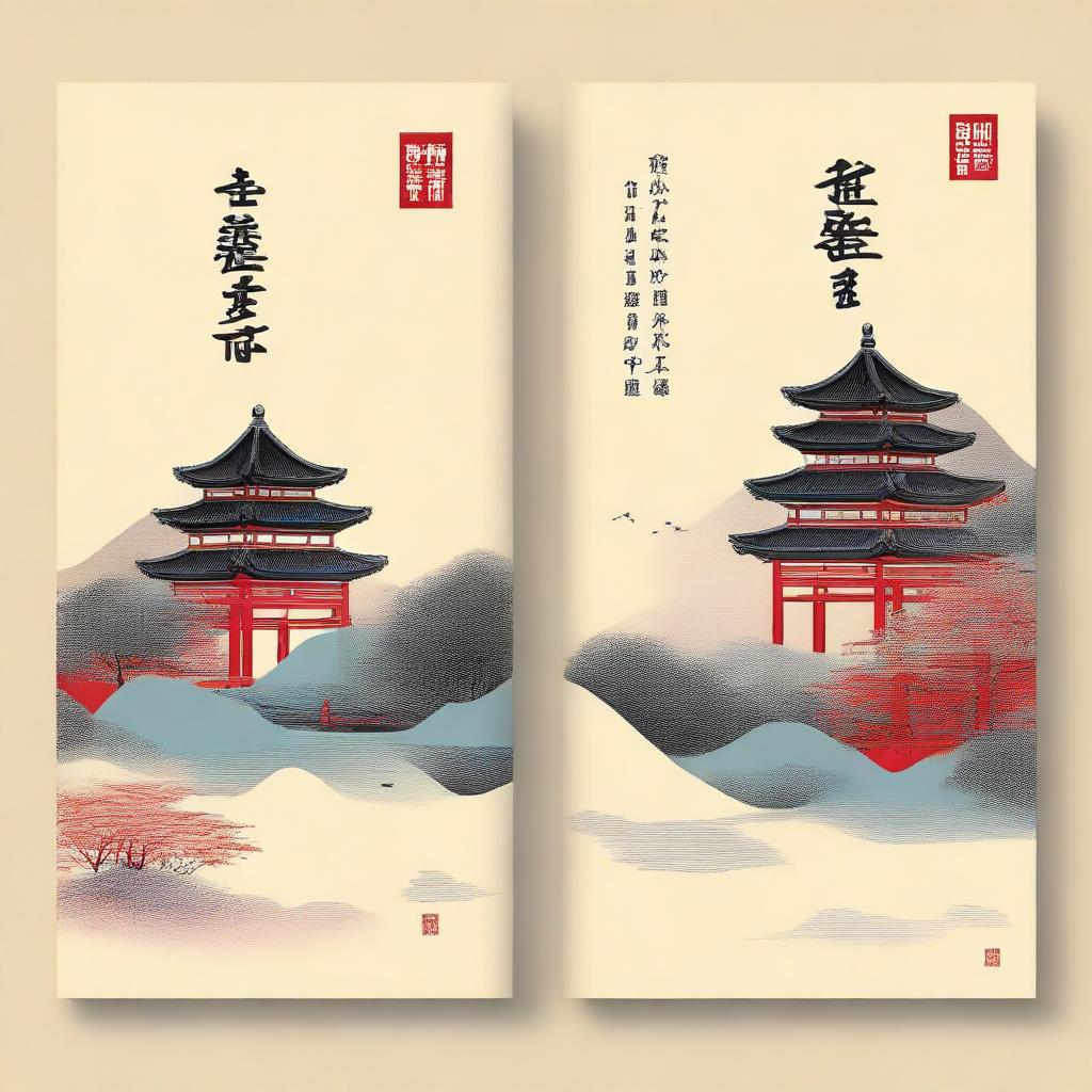 Design a book cover for a series titled '民国风度'