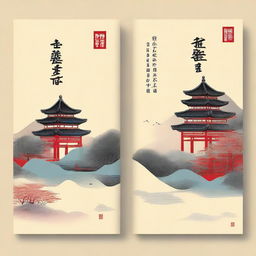 Design a book cover for a series titled '民国风度'