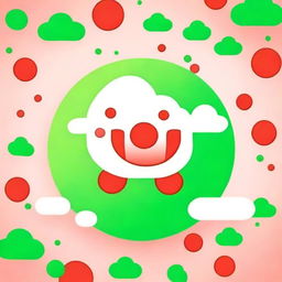 Design a WeChat profile picture that embodies vibrant and energetic elements