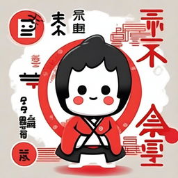 Design a WeChat profile picture with a strong emphasis on red elements