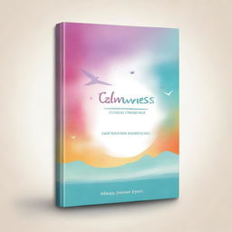 A book cover design for a music therapy book titled 'Calmness'