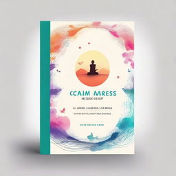 A book cover design for a music therapy book titled 'Calmness'