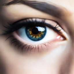 Create an image focusing on eyes or gazes