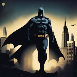 Create a unique and creative movie poster design for 'Batman: Dark Knight'