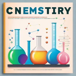 A detailed and visually appealing cover for a chemistry textbook