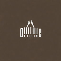 Create a sleek and modern logo for a dining club, featuring elegant typography and subtle culinary elements like a fork, knife, or plate