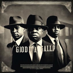 Create a gangster-themed movie poster titled 'Goodsellas'